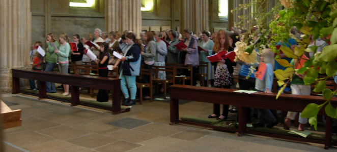 Choirs at Wells Choral Festival